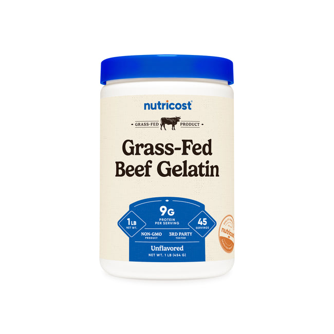 Nutricost Grass-Fed Beef Gelatin Powder