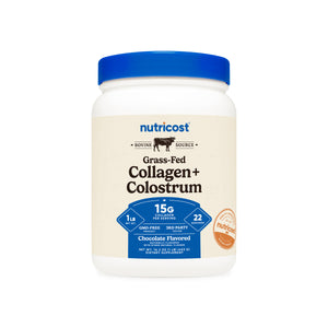 Nutricost Grass Fed Collagen + Colostrum Powder