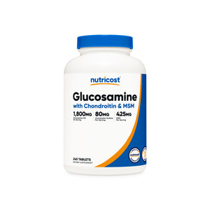 Nutricost Glucosamine + Chondroitin + MSM Tablets