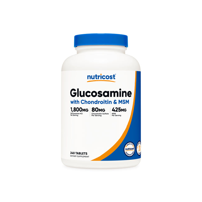 Nutricost Glucosamine + Chondroitin + MSM Tablets