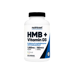 Nutricost HMB With Vitamin D3 Capsules