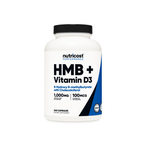 Nutricost HMB With Vitamin D3 Capsules