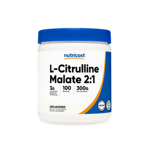 Nutricost L-Citrulline Malate (2:1) Unflavored Powder