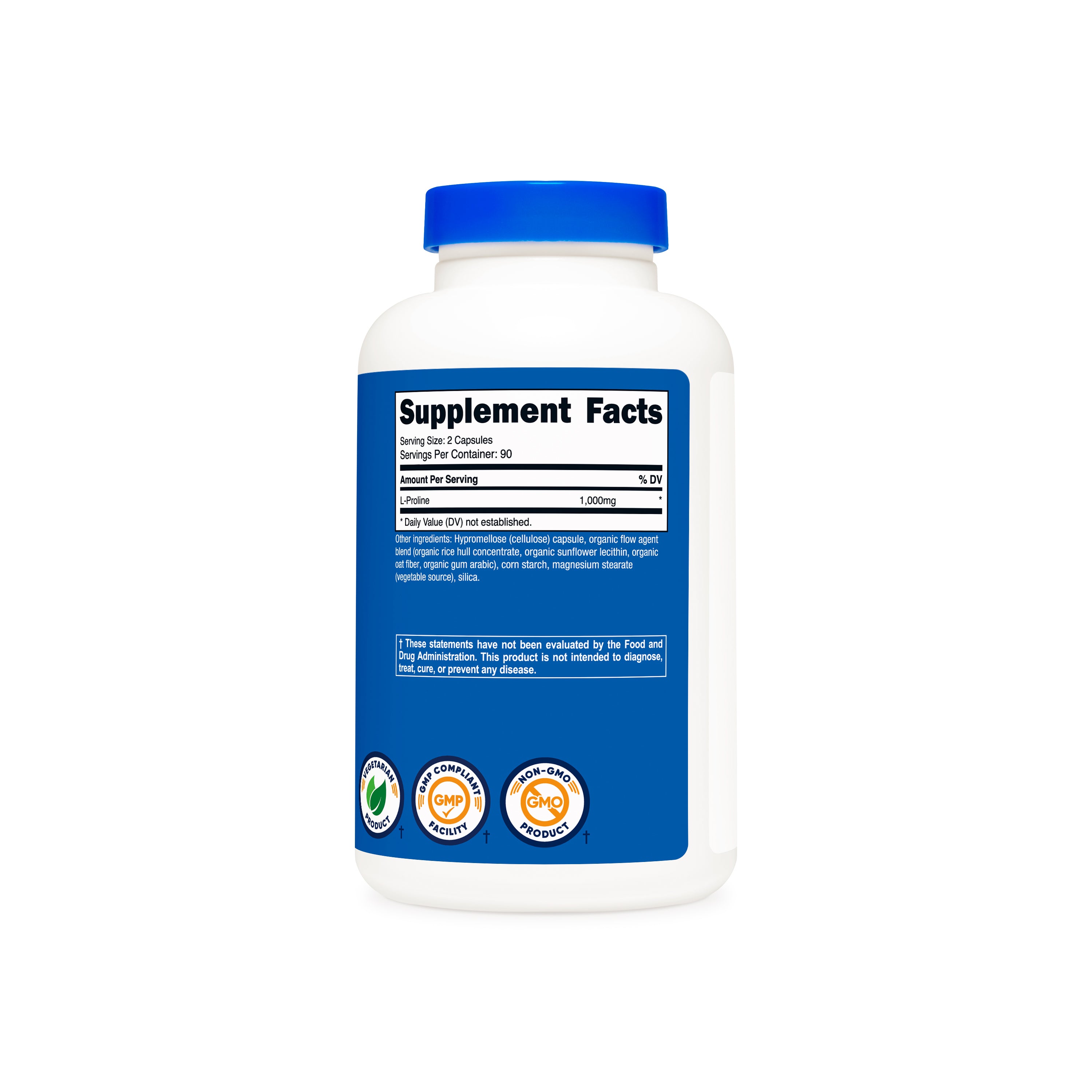 Nutricost L-Proline Capsules