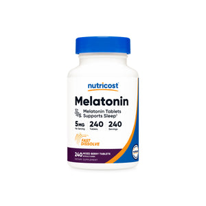 Nutricost Melatonin Tablets (Fast Dissolve)