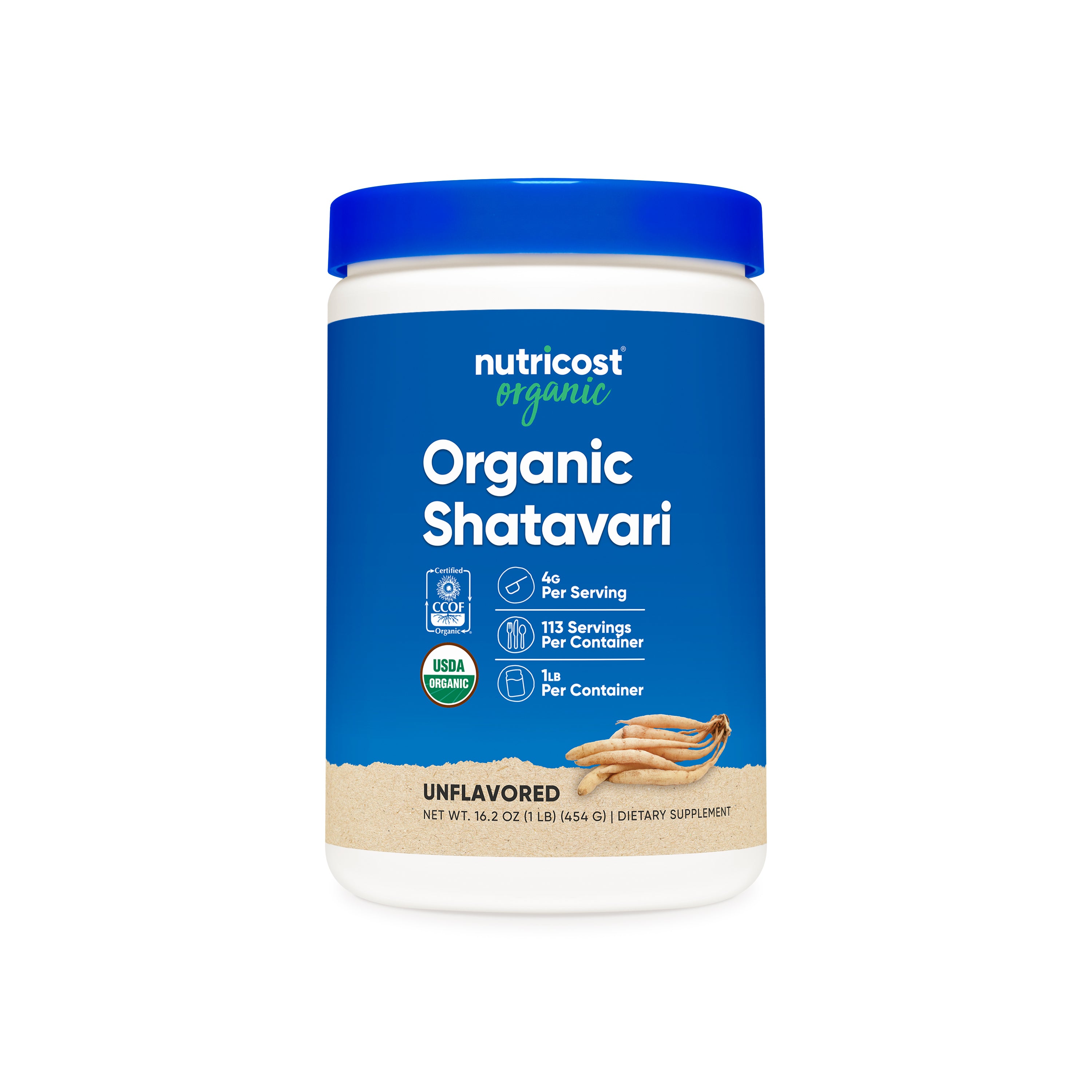 Nutricost Organic Shatavari Powder UF (1 LB) Nutricost Organic Shatavari Powder UF (1 LB)