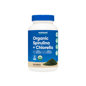 Nutricost Organic Spirulina + Chlorella