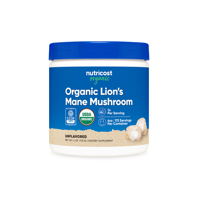Nutricost Organic Lion's Mane Mushroom Powder