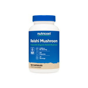 Nutricost Made With Organic Reishi Mushroom Capsules