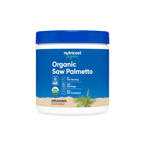 Nutricost Organic Saw Palmetto Powder (8 OZ)
