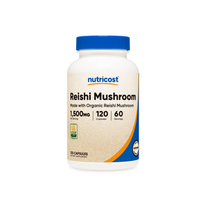 Nutricost Made With Organic Reishi Mushroom Capsules