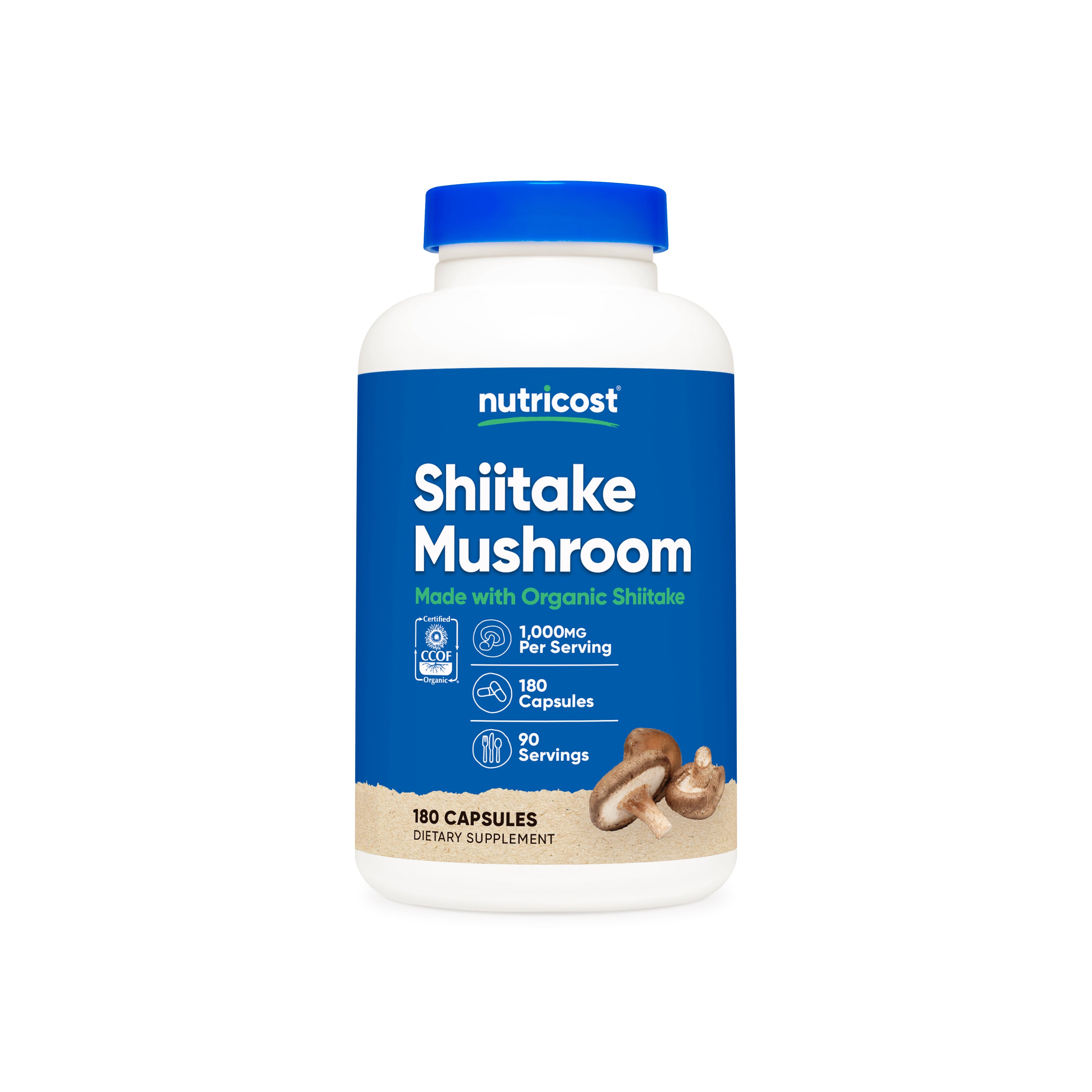 Nutricost Made With Organic Shiitake Mushroom Capsules Nutricost Made With Organic Shiitake Mushroom Capsules