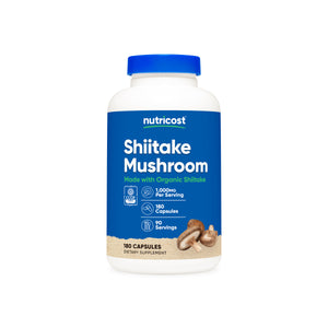 Nutricost Made With Organic Shiitake Mushroom Capsules