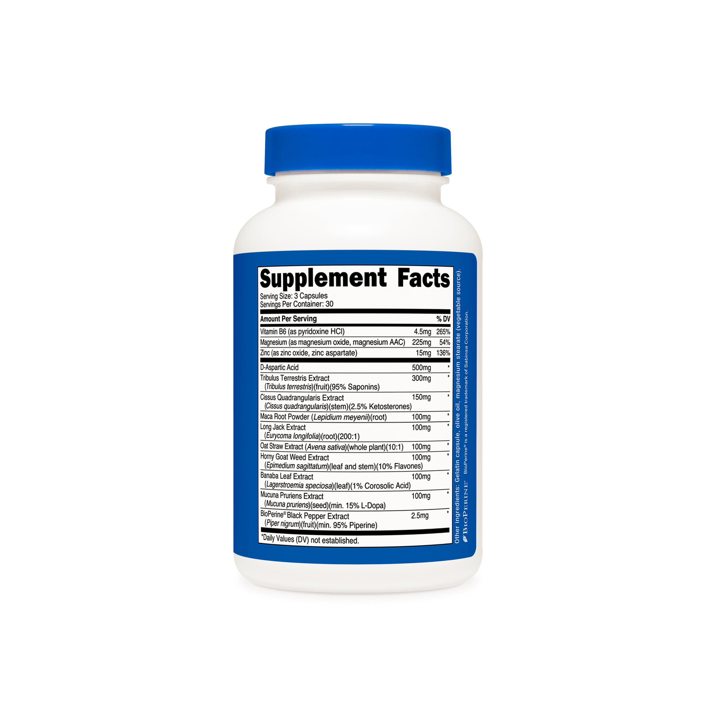 Nutricost Testosterone Complex Capsules