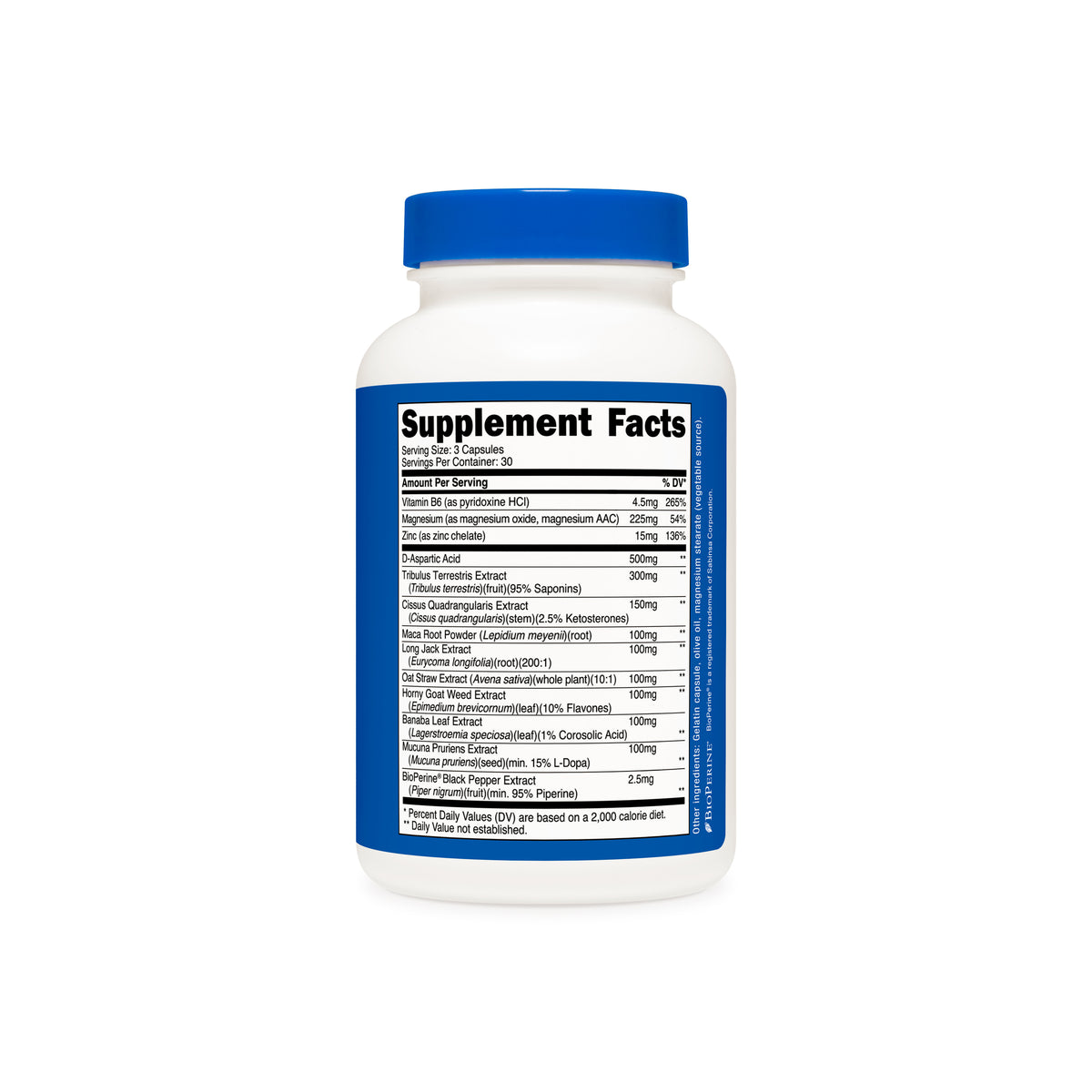 Nutricost Testosterone Complex Capsules