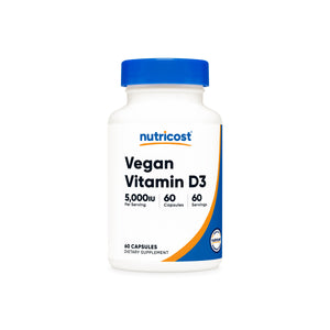 Nutricost Vegan Vitamin D3 Capsules