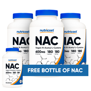 Nutricost N-Acetyl L-Cysteine (NAC) Triple Bundle