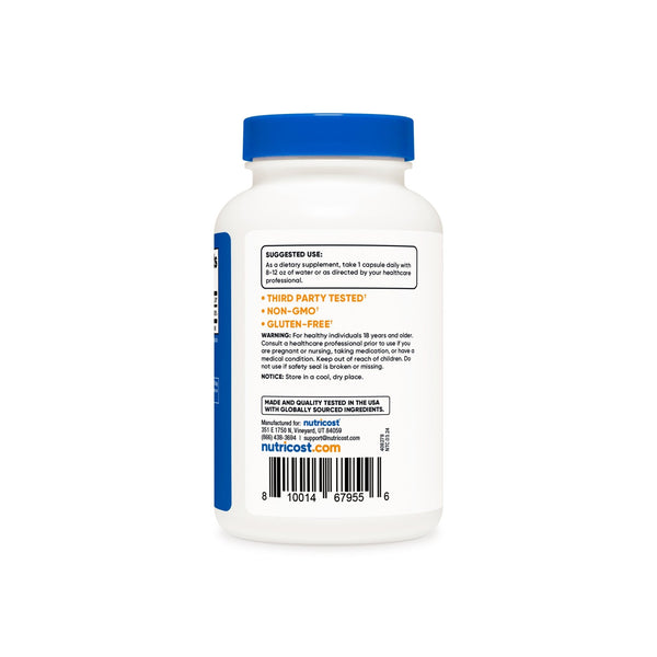 Nutricost Vitamin B6 (Pyridoxine HCI) Capsules