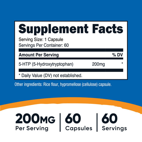 Nutricost 5-HTP Capsules - Nutricost