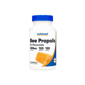 Nutricost Bee Propolis Capsules [5% Flavonoids]