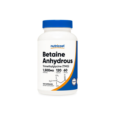 Nutricost Betaine Anhydrous (TMG) Capsules - Nutricost
