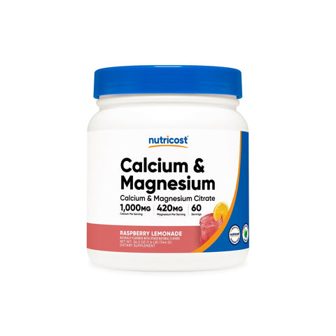 Nutricost Calcium Citrate + Magnesium Citrate Powder - Nutricost