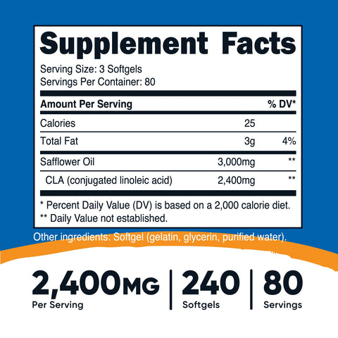 Nutricost CLA Softgels - Nutricost