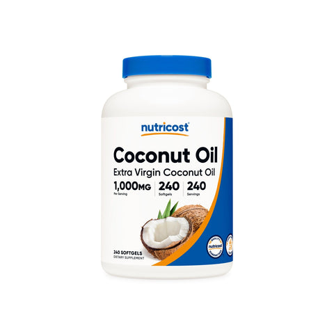 Nutricost Coconut Oil Softgels - Nutricost