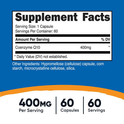 Nutricost CoQ10 Capsules - Nutricost