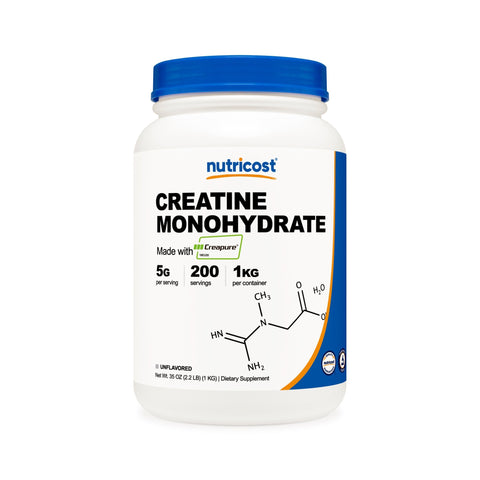 Nutricost Creatine Monohydrate (Creapure®) Powder - Nutricost