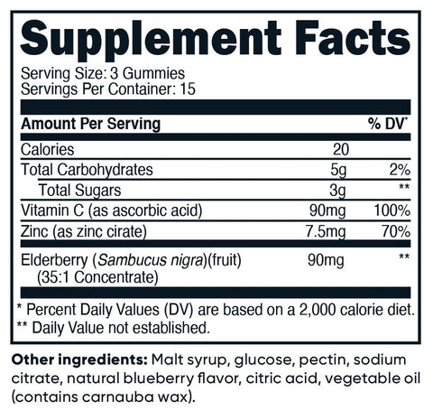 Nutricost Elderberry Gummies (45 Gummies) - Nutricost