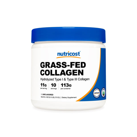 Nutricost Grass-Fed Bovine Collagen Hydrolysate Powder - Nutricost