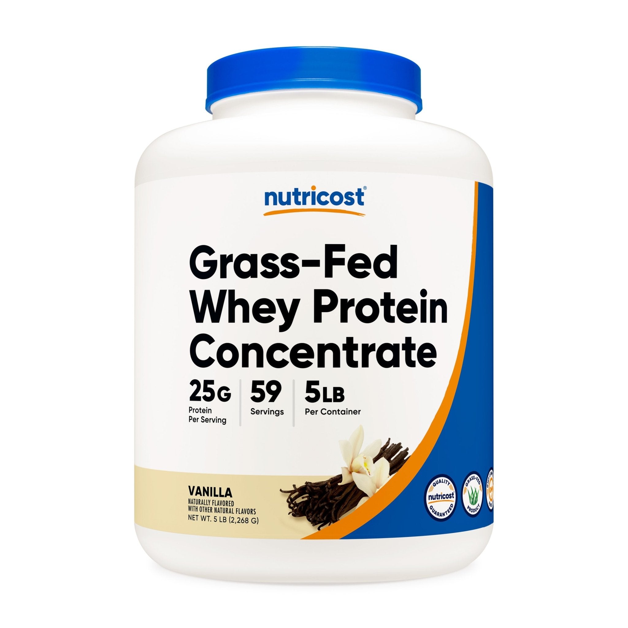 Nutricost Grass Fed Whey Protein Concentrate Powder 7783