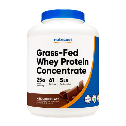 Nutricost Grass-Fed Whey Protein Concentrate Powder - Nutricost