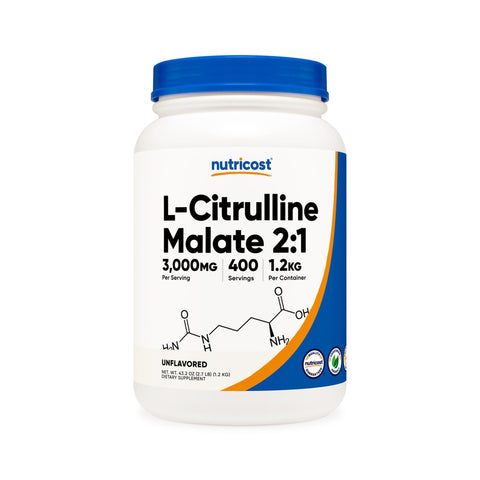 Nutricost L-Citrulline Malate (2:1) Unflavored Powder - Nutricost