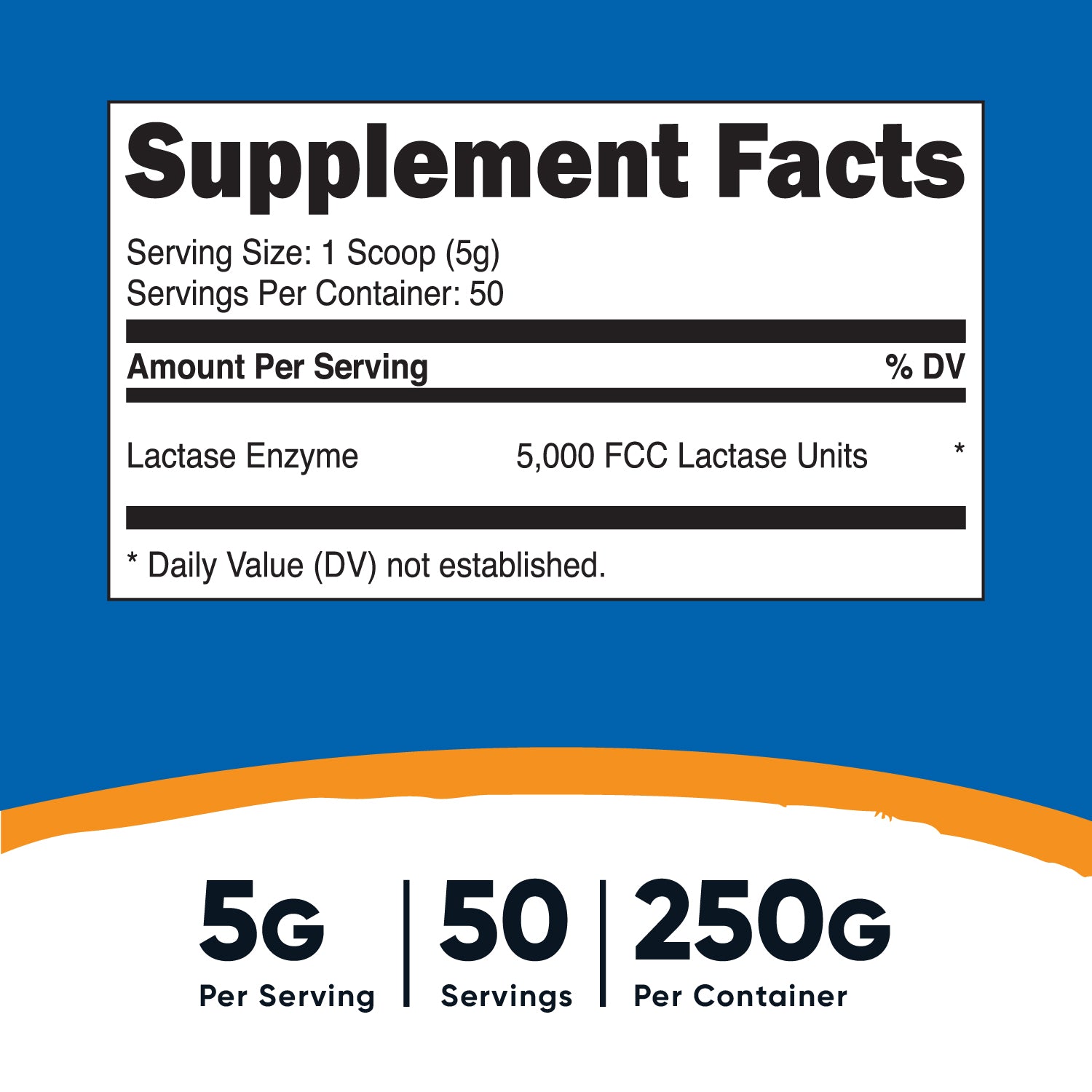 Nutricost Lactase Powder