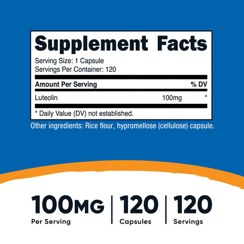 Nutricost Luteolin Capsules - Nutricost