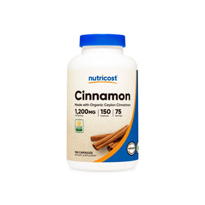 Nutricost Made with Organic Ceylon Cinnamon Capsules