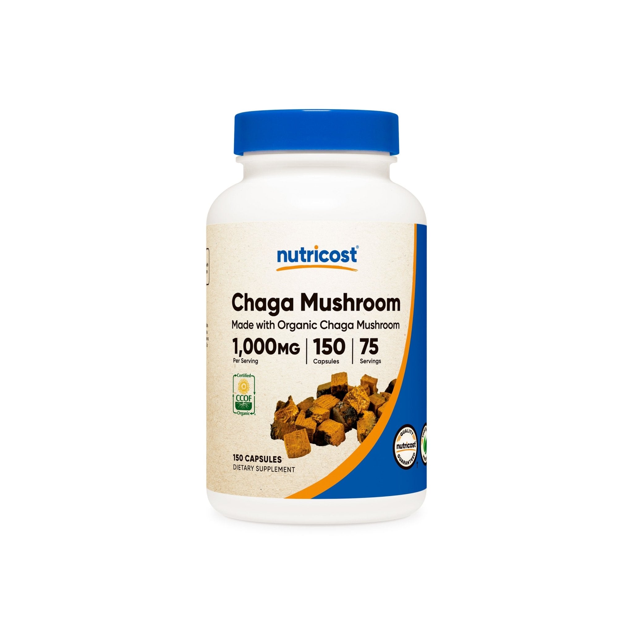 Nutricost Made With Organic Chaga Mushroom Capsules Nutricost Made With Organic Chaga Mushroom Capsules