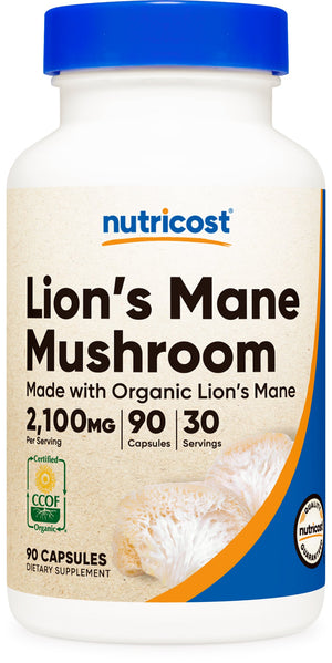 Nutricost Made With Organic Lion's Mane Capsules