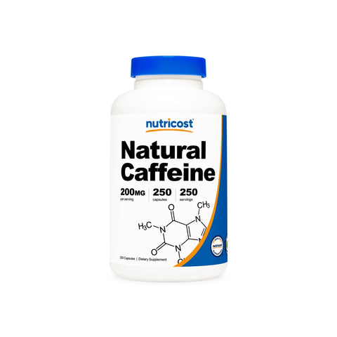Nutricost Natural Caffeine Capsules - Nutricost