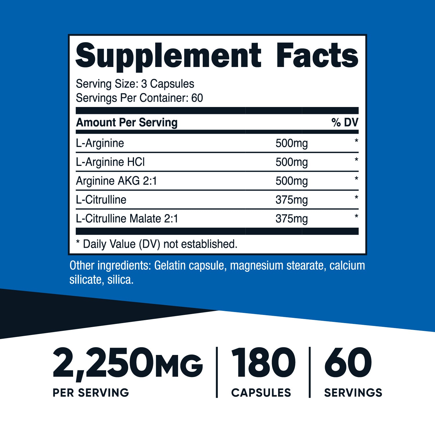 Nutricost Nitric Oxide Booster Capsules