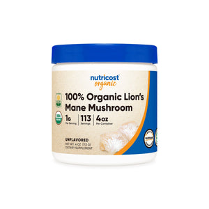 Nutricost Organic Lion's Mane Mushroom Powder
