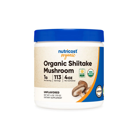 Nutricost Organic Shiitake Mushroom Powder - Nutricost