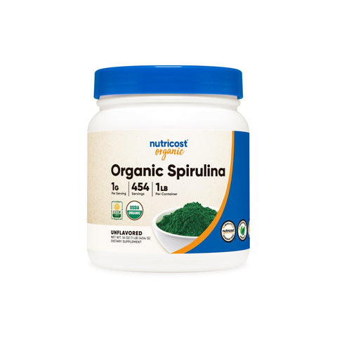 Nutricost Organic Spirulina Powder - Nutricost