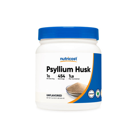 Nutricost Psyllium Husk (Ground) Powder - Nutricost