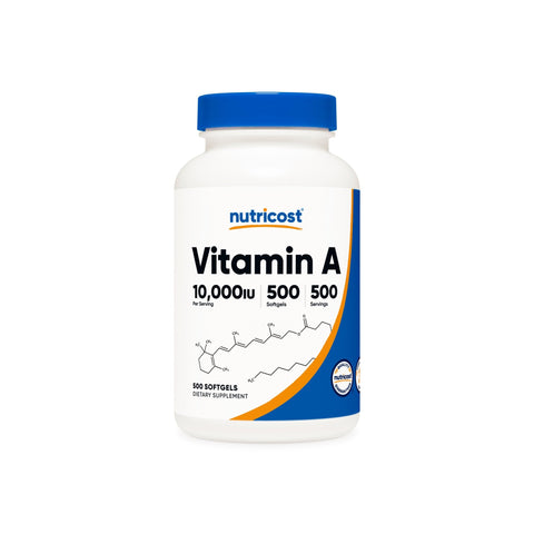 Nutricost Vitamin A Softgels - Nutricost