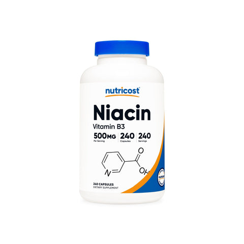 Nutricost Vitamin B3 Niacin Capsules - Nutricost