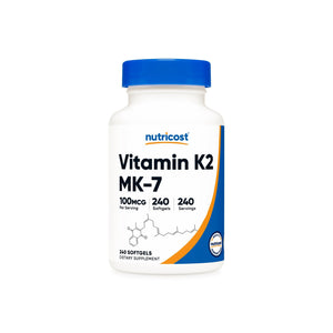 Nutricost Vitamin K2 MK-7 Softgels