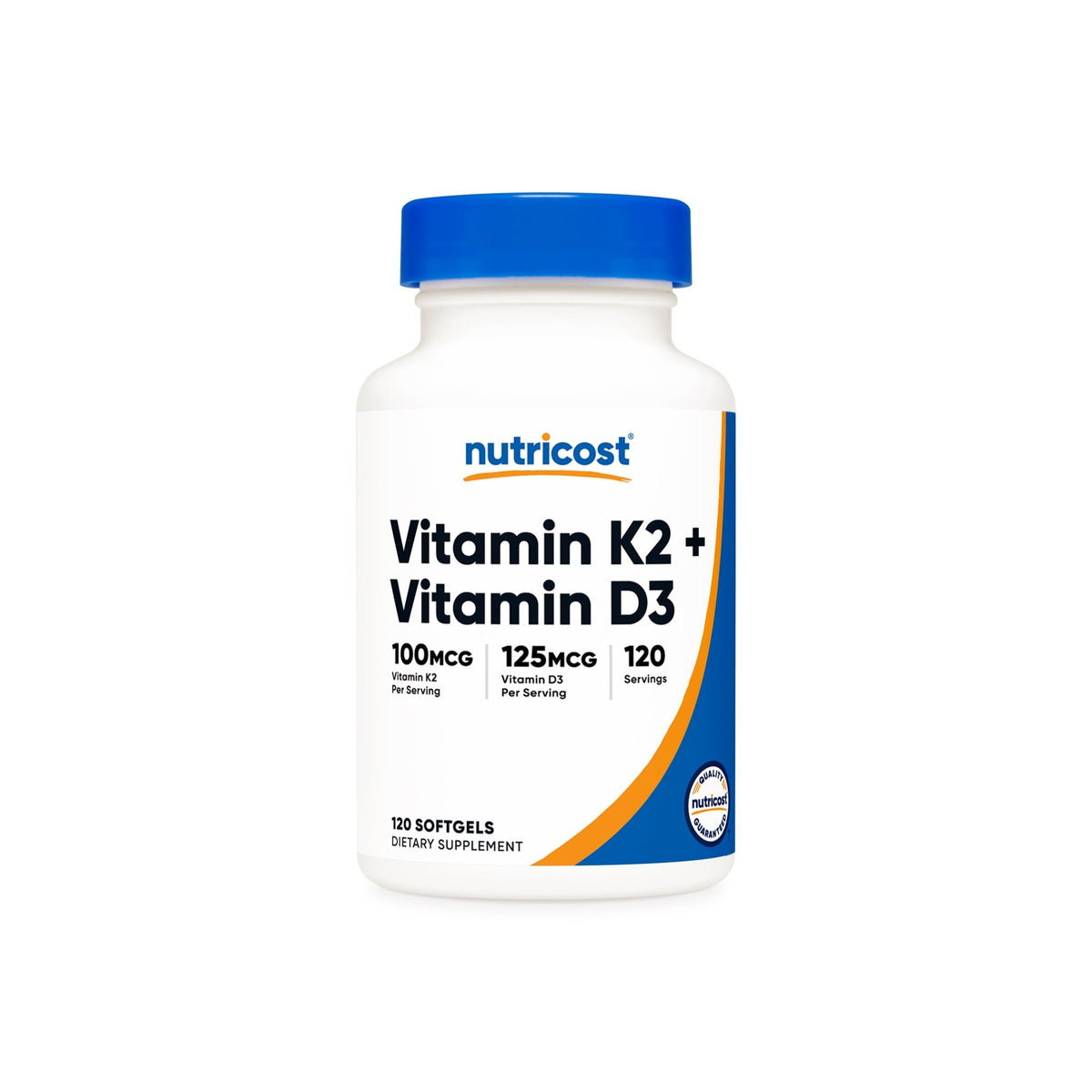 Nutricost Vitamin K2 + Vitamin D3 Softgels